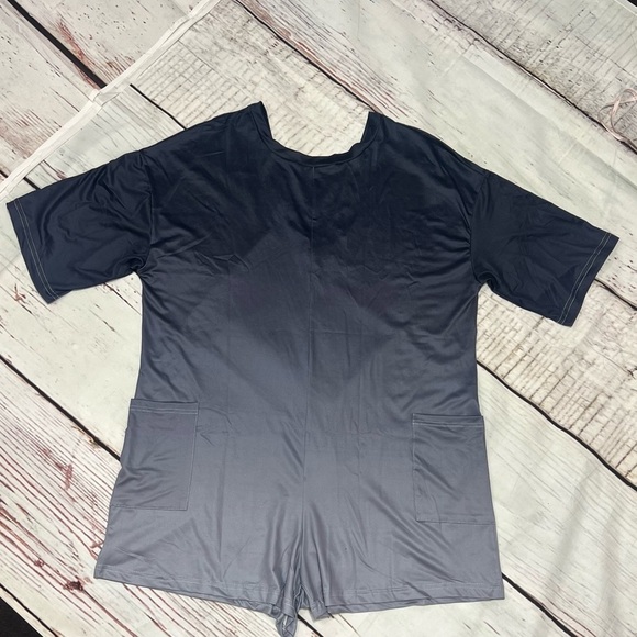 HOTSHOT T-Shirt Onesie generic non brand Ombre Grey Size XL - Picture 5 of 10